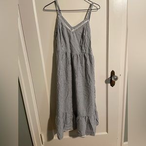 Medium Old Navy pinstripe dress